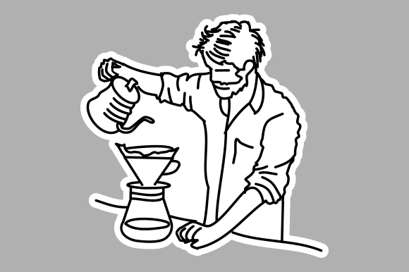 Hand-Drawn Barista Coffee: Graphics & Illustrations