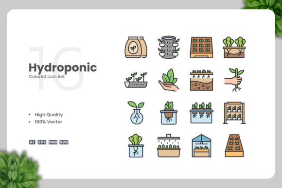 Hydroponic Colored Icons: A Designer's Stitch Review