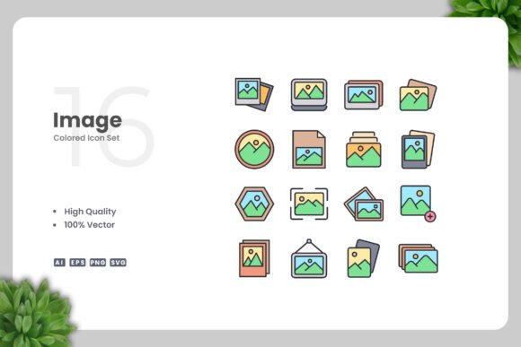 Image Colored Icons: Modern Graphics and Icons Review